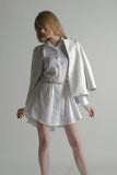 SOPHISTICATED YET SIMPLE. THIS TUNIC SHIRT DRESS IT FLARES OUT AT THE WAIST FOR A PEPLUM EFFECT